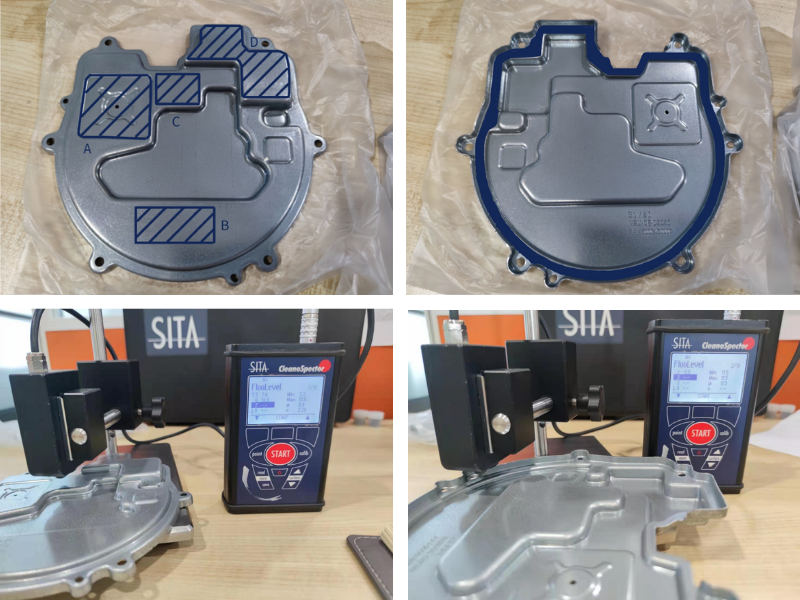 汽車零部件涂膠工藝前清潔度檢測(cè)