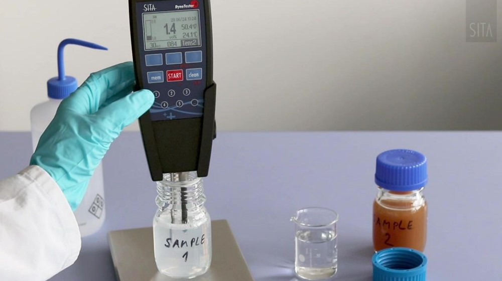 德國析塔SITA公司將使用手持式表面張力儀SITA Pro Line t15進行演示
