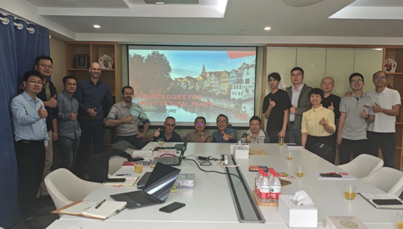 德國CHT 集團與佛山翁開爾公司進行技術(shù)培訓