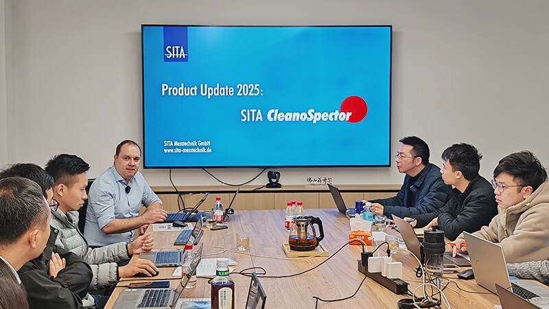 德國SITA公司到訪佛山翁開爾進(jìn)行技術(shù)交流培訓(xùn)
