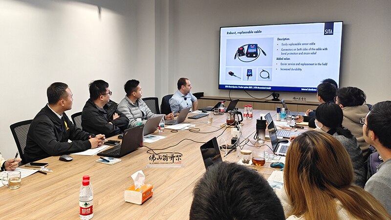 德國SITA公司到訪佛山翁開爾進(jìn)行技術(shù)交流培訓(xùn)